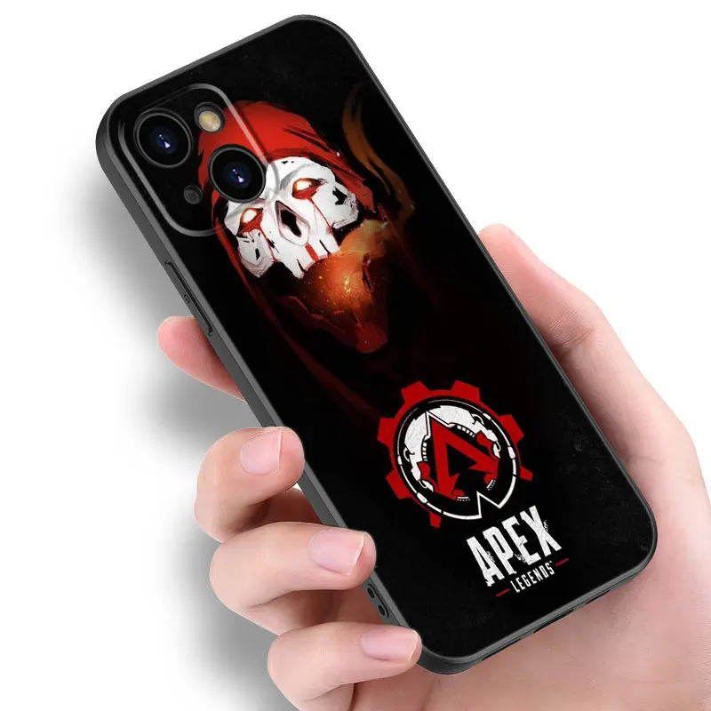 Hot Game Apex Legends Phone Case For Apple iPhone 12 13 Mini 11 14 Pro XS Max 6S 6 7 8 Plus 5S X XR SE 2020 2022 TPU Black Cover