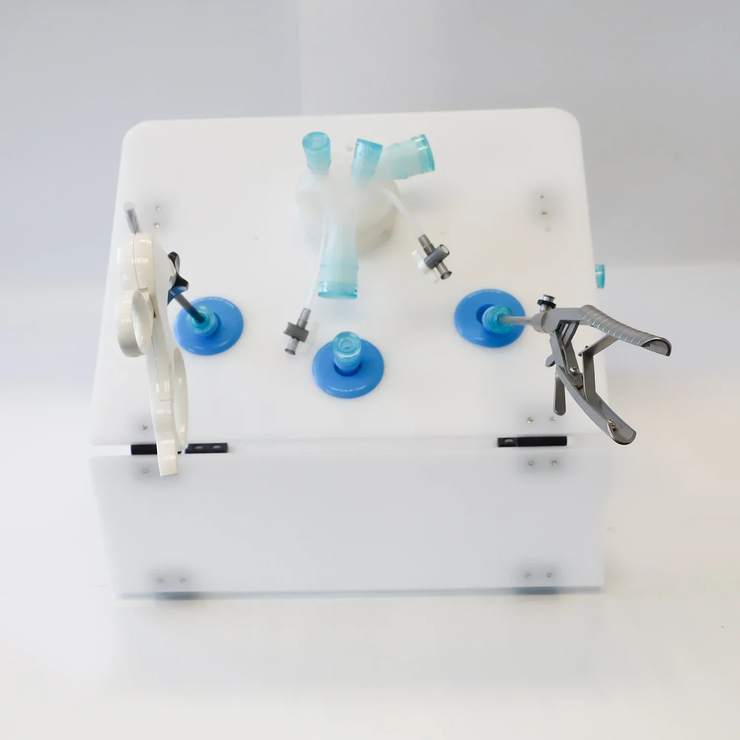 기구를 사용한 일반 MIS 훈련 엔도트레이너 복강경 검사를 위한 복강경 시뮬레이터 상자 복강경 트레이너