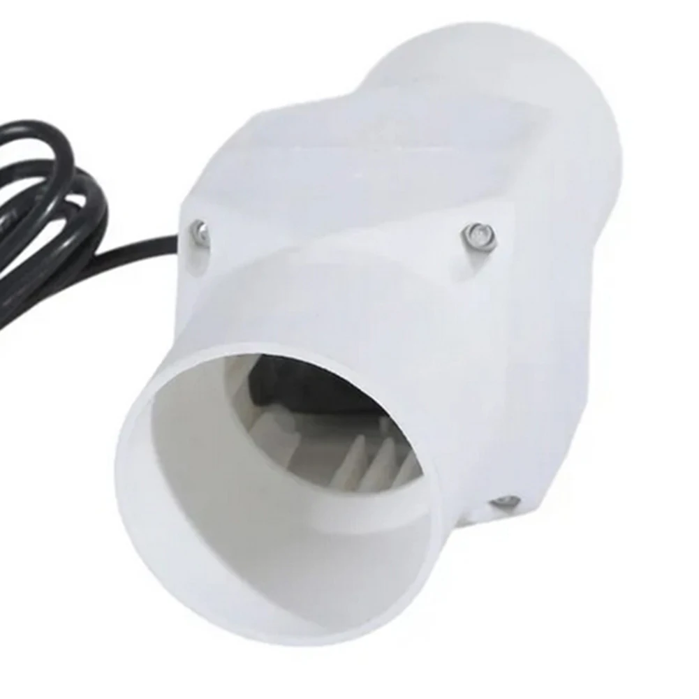 Kitchen Ventilation White 46mm Exhaust Fan Versatile Exhaust Fan With Clip Kitchen Bathroom Fan PVC Construction