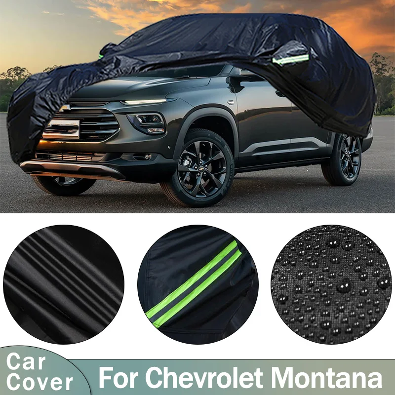 

For Chevrolet Montana Car Full Outer Covers Outdoor Waterproof Dustproof Sun Rain Snow Protection Exterior Car Accessories