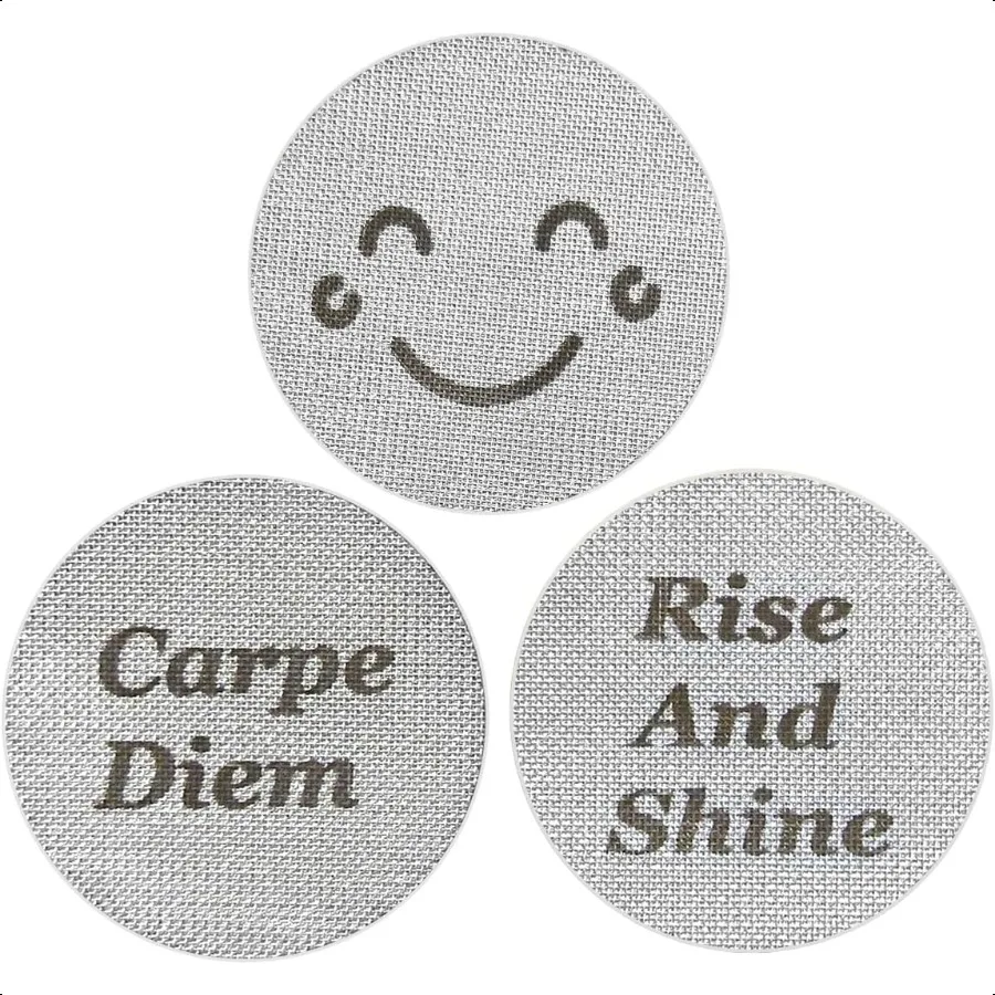 

PuckBuddy 53,5 мм Espro Puck Screen 3 упаковки нижнего экрана для душа Металлический контактный экран для корзины портафильтра 54 мм 1,7 мм Thi