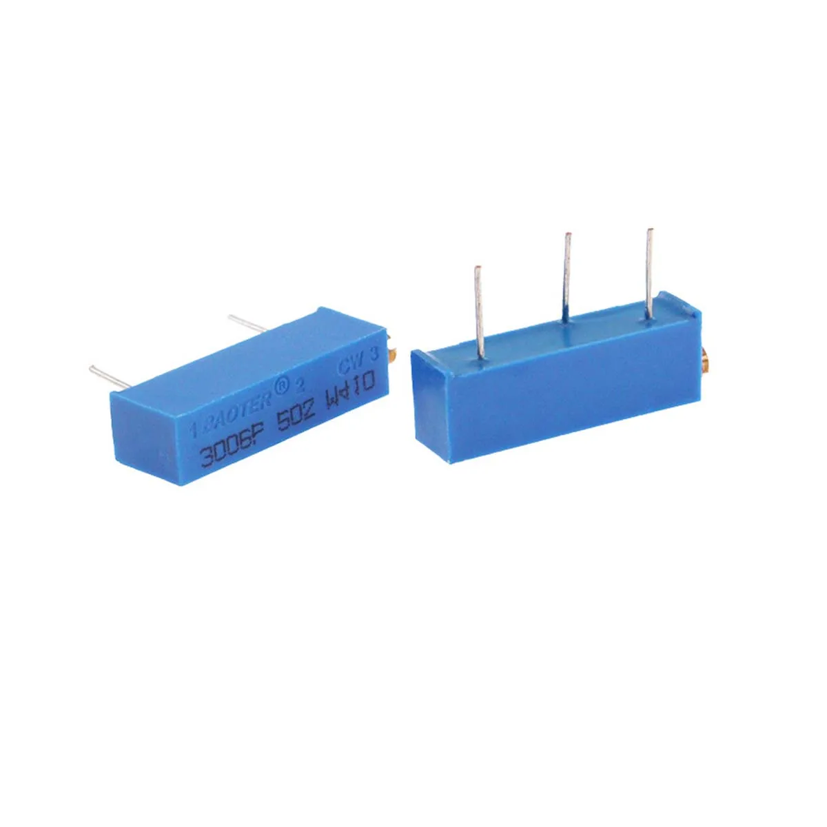 20Pcs 1K 2K 10K 20K 50K 100K 200K 500K 3006P Precision Multi Turn Adjustable Resistance Potentiometer