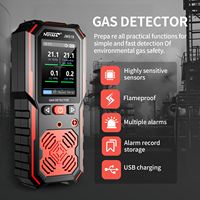 NOYAFA JMS19 Air Quality Monitor CO O₂ Oxygen H2S Gas Analyzer Monitor Home Portable Air Quality Detector with Real Sensors