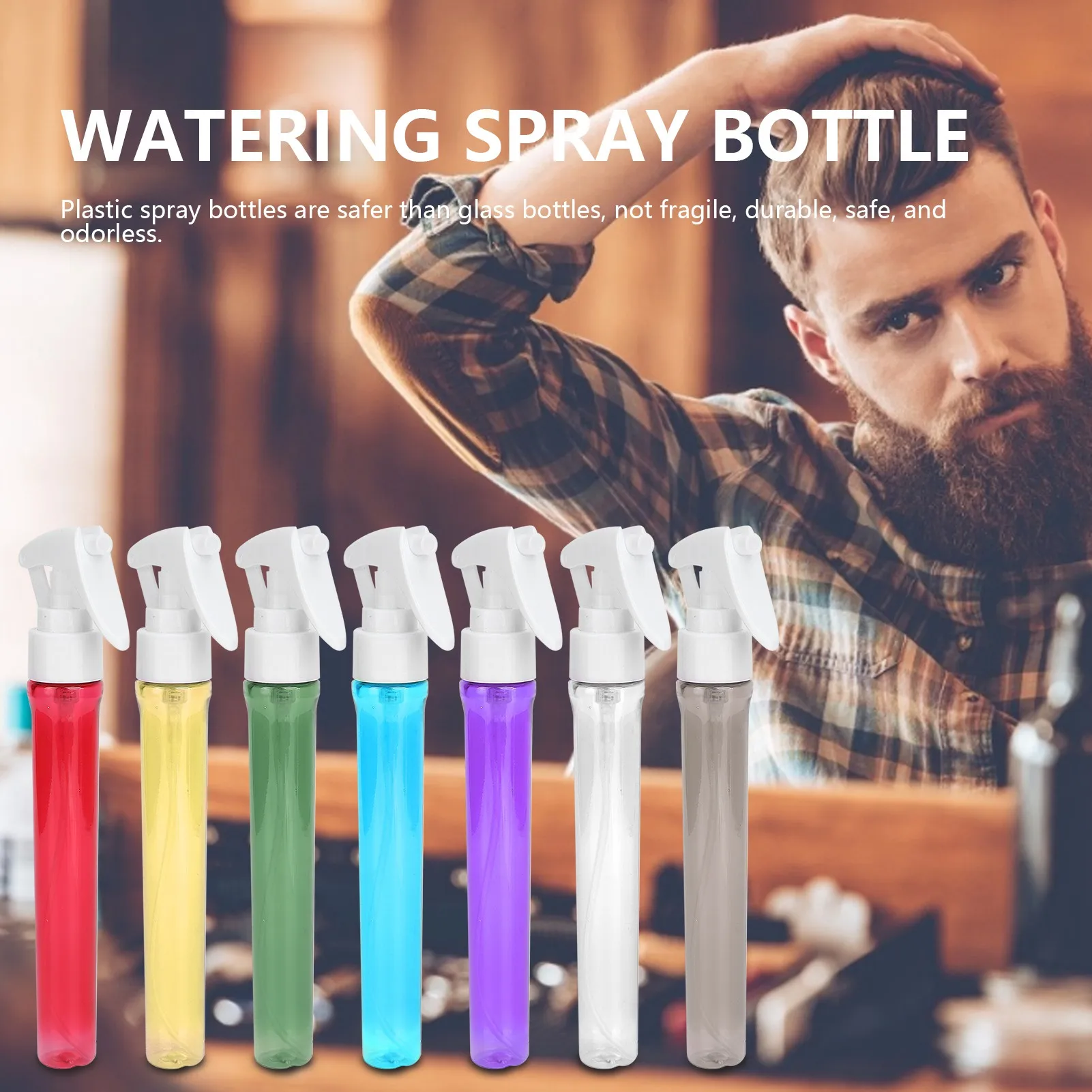 

Portable Hair Spray Bottle Refillable Empty Spray Hair Styling Fine Mist Spray Kettle 38mlBlue