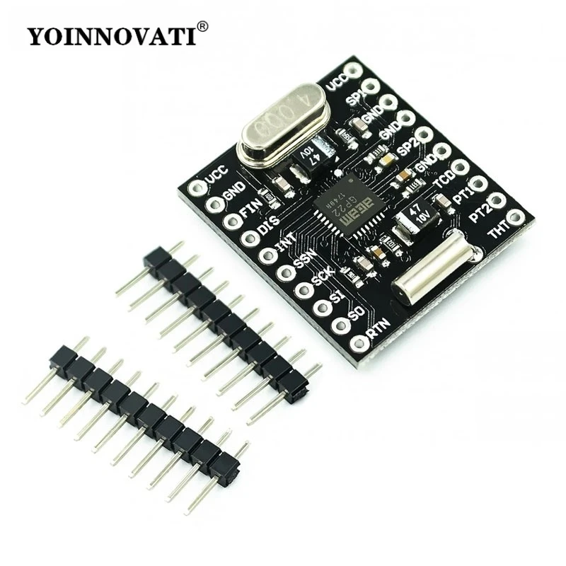 TDC-GP21 Time Digital Converter Module Sensor For Ultrasonic Water Meter SPI Interface Universal 2-Channel 4 wire Converter