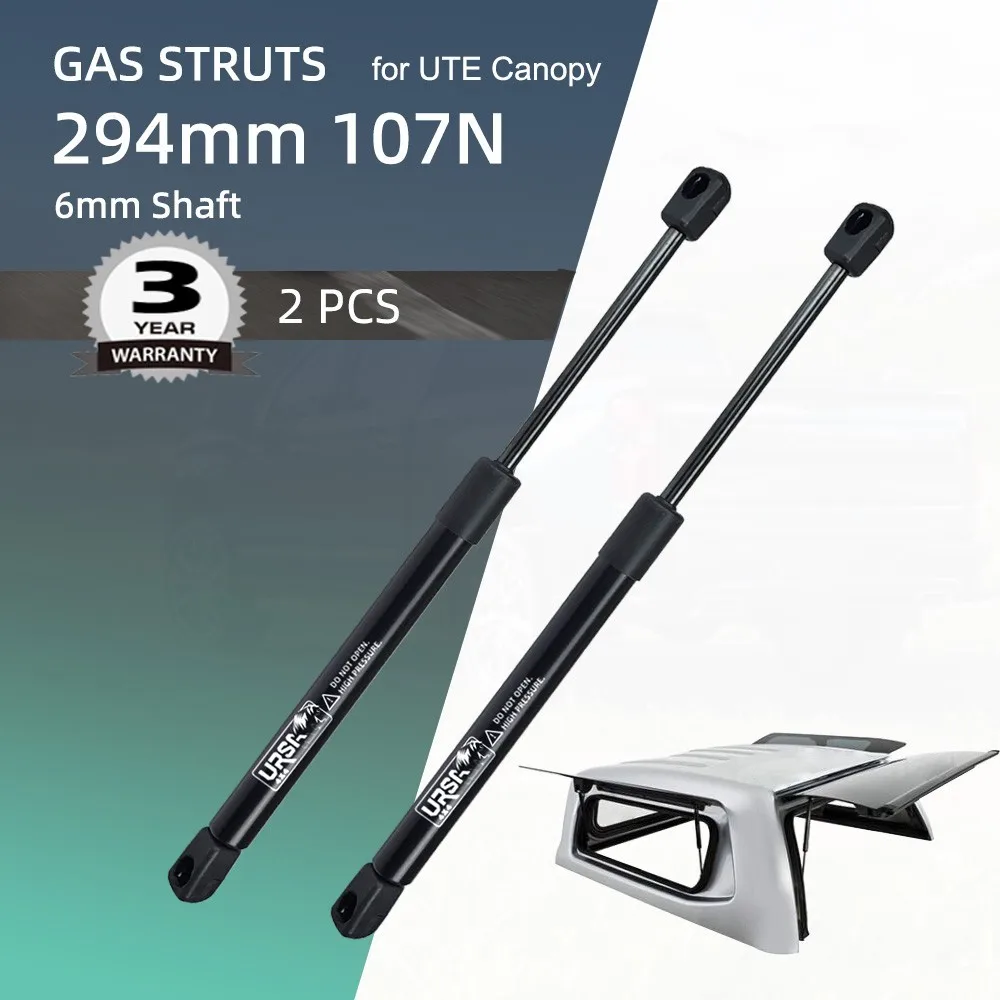 2PCS 294mm 107N Universal Gas Struts Lift Support Shock Damper Spring Rod for Caravan Canopy Toolbox Window Cabinet Hatch