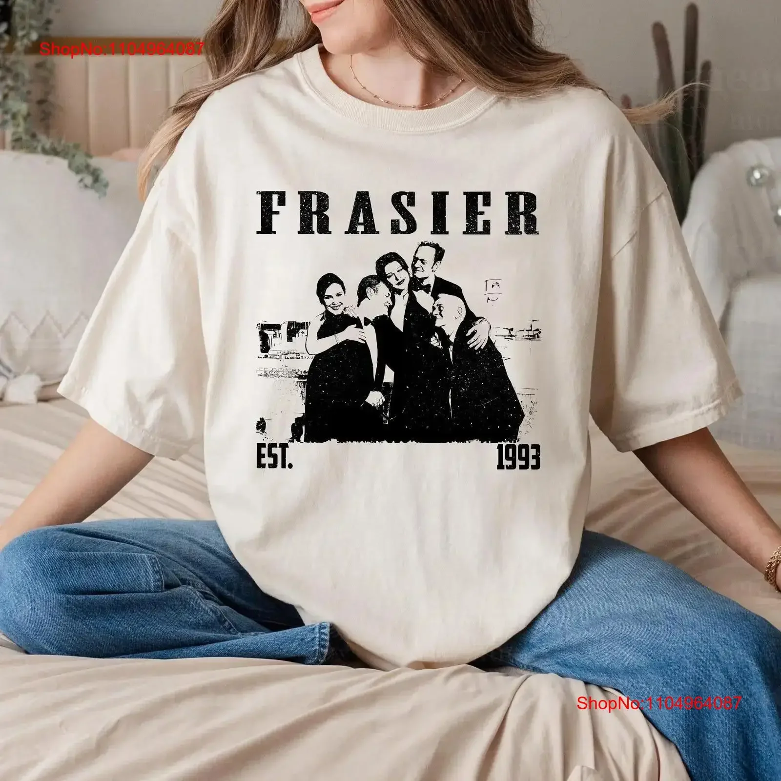 

Frasier T Shirt Tv Series Retro Film Vintage Classic s for him Christmas vintage Washed fashion homme Stylish Soft Comfortable