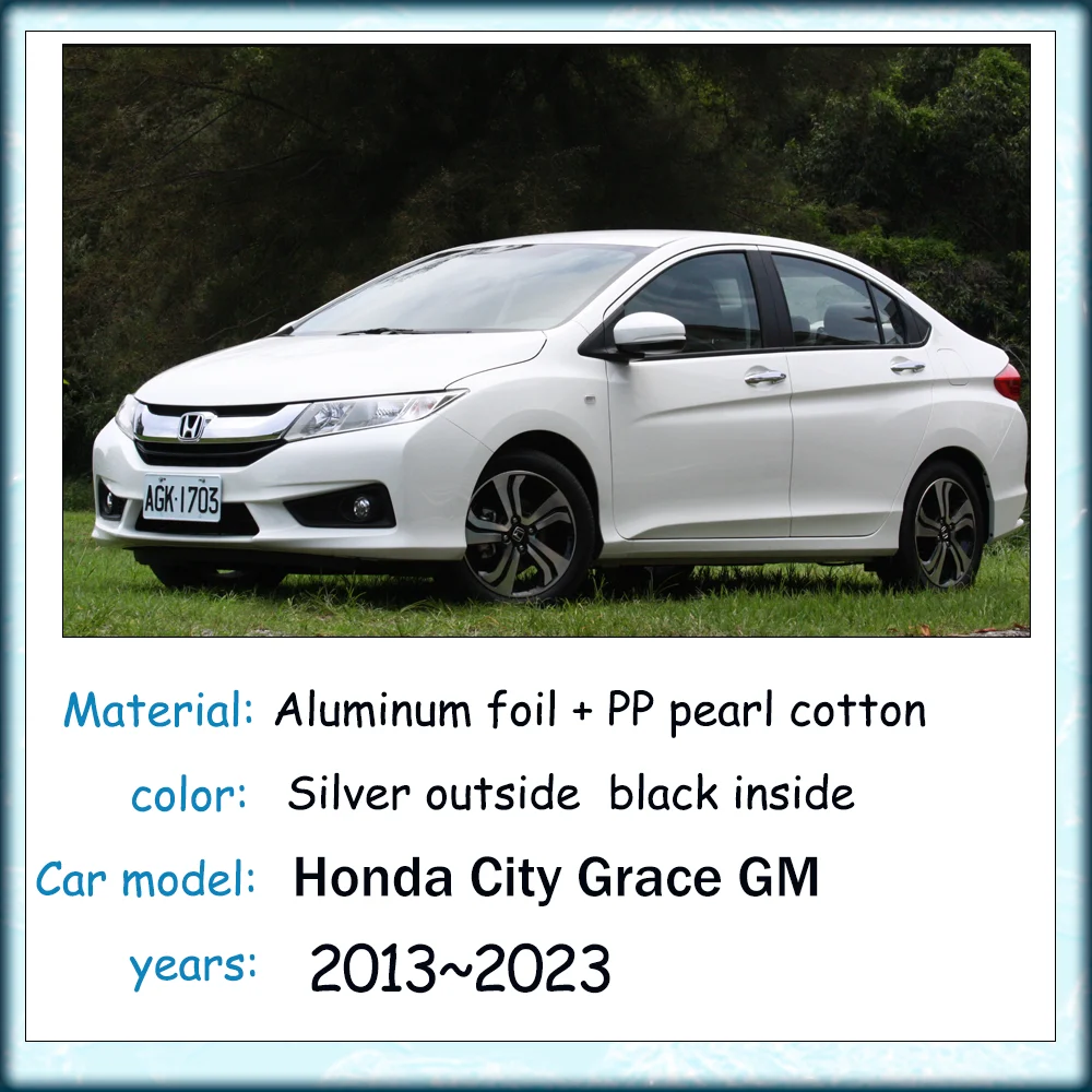 

Для Honda City Grace GM4-9 2013 ~ 2023 2014 2015 2016 2017 2018 2019 2020 2021 2022 автомобильный солнцезащитный козырек на боковое окно лобовое стекло солнцезащитный козырек аксессуары для зонтиков