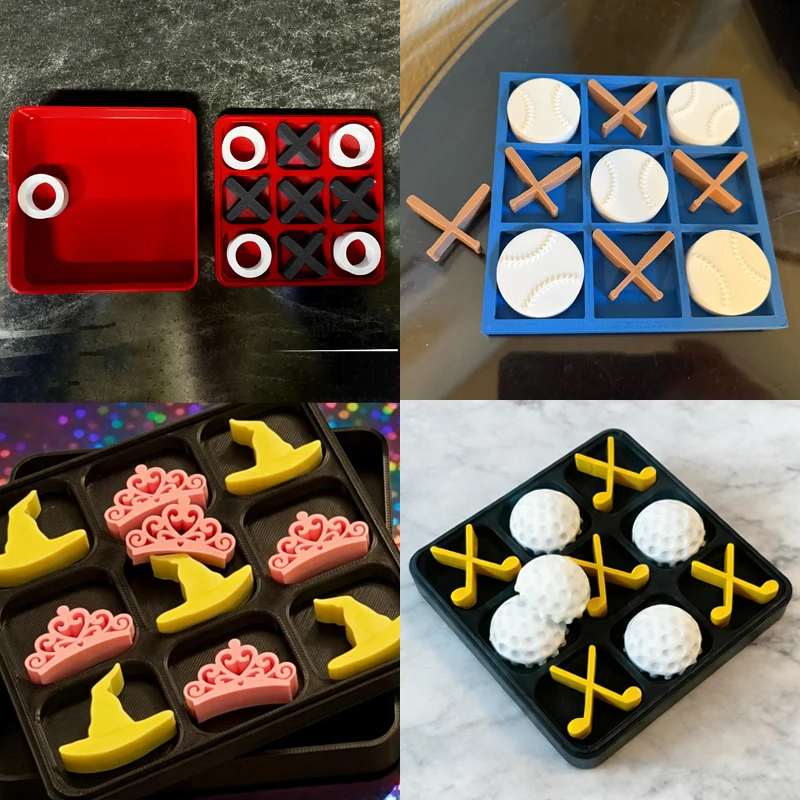 

Игровой набор Tic Tac Toe на спортивную тематику с крышкой, портативный для семейной игры, путешествий и в подарок