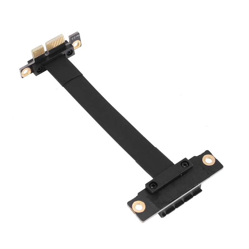 6X PCIE X1 Riser Cable Dual 90 Degree Right Angle Pcie 3.0 X1 To X1 Extension Cable 8Gbps PCI Express 1X Riser Card 10CM