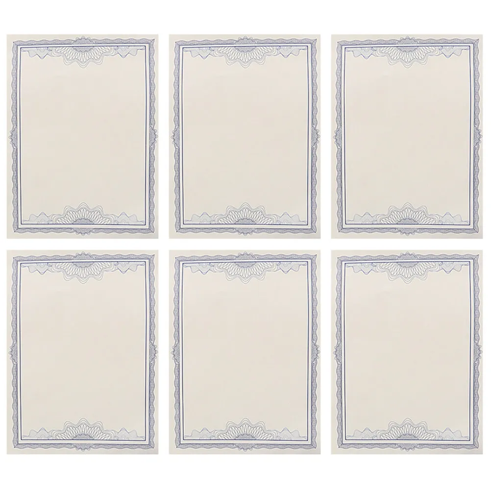 

10 шт. бумаги формата А4 для сертификатов, премиум-класса, пустые внутренние листы, многофункциональные, для наград, выпускных, почетных грамот, бумага для печати сертификатов