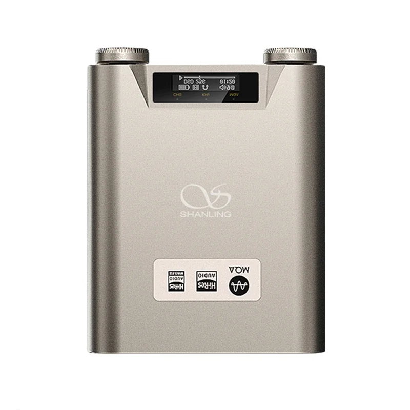 SHANLING H5 Hi-Res Bluetooth 5.0 HIFI Headphone Amplifier Pemutar Musik MQA Dekoder Ganda AK4493SEQ USB DAC
