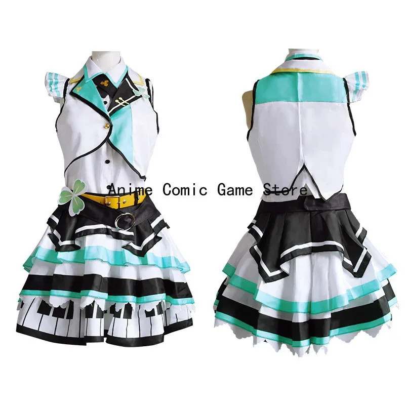 In Stock Hanasato Minori Kiritani Haruka Hinomori Shizuku Momoi Airi Cosplay Dress Costume Wig PJSK MMP Halloween Party Outfits