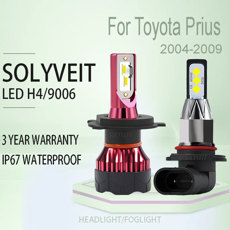 

Powerful Beam Easy to Install Waterproof Design H4 9006 LED HEADLIGHT FOGLIGHT FOR Toyota Prius 2004 2005 2006 2007 2008 2009