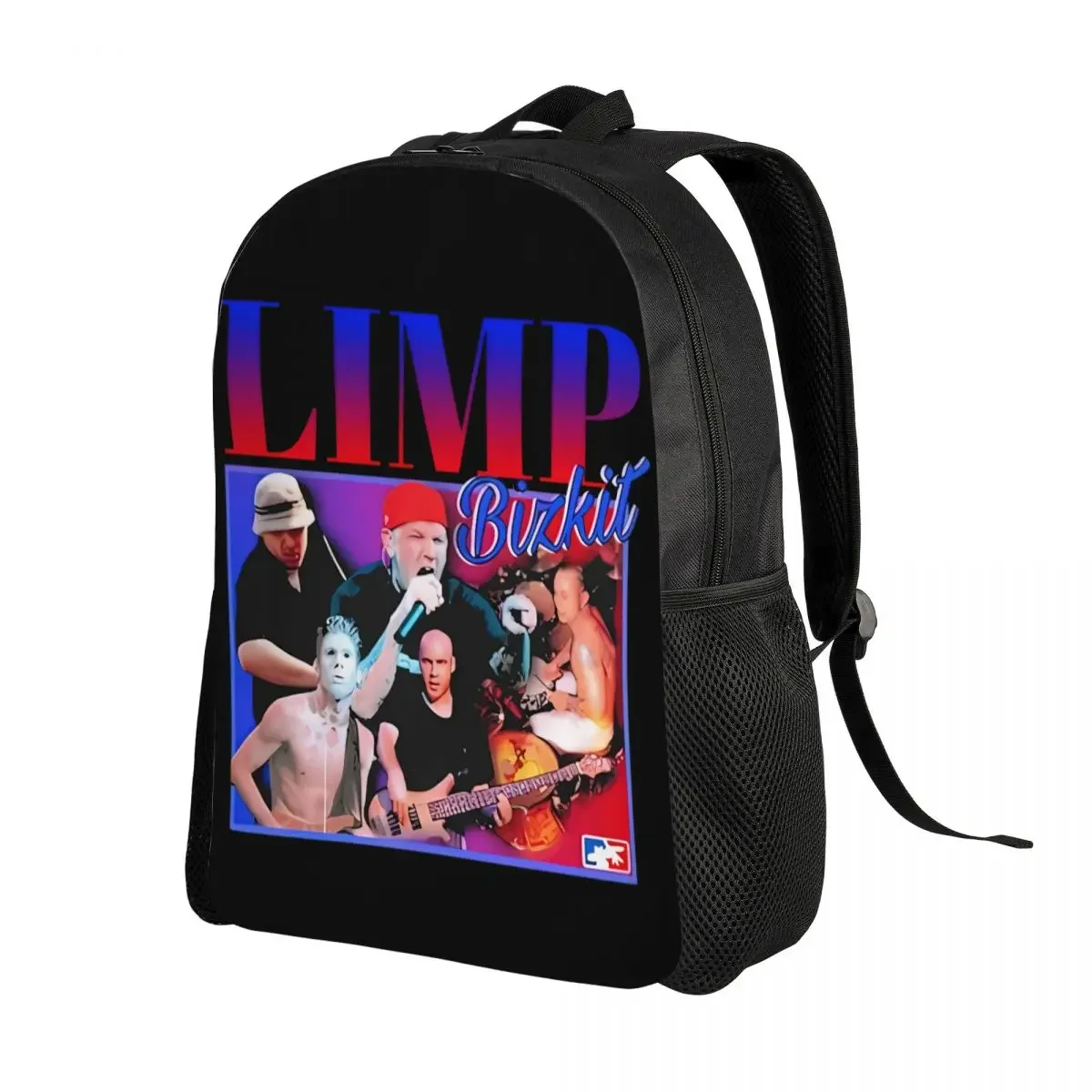 Custom Bizkits Fire Limp Rap Rock Roll Backpacks for Men Women School College Students Bookbag Fits 15 Inch Laptop Bags