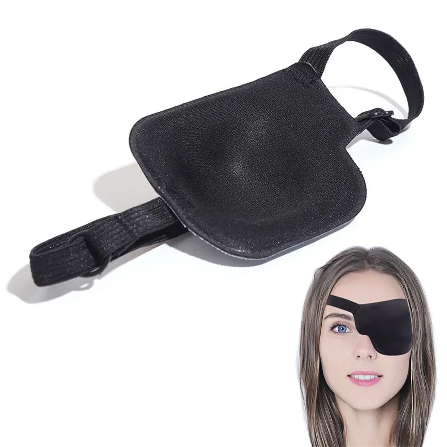 

3D коррекция амблиопии, маска для одного глаза, регулируемая универсальная вогнутая повязка на глаз, повязка на глаз, моющийся регулируемый ремешок