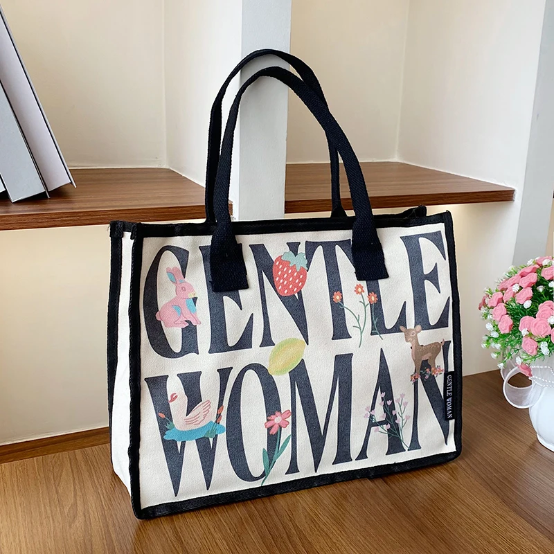 Torba o dużej pojemności Damska torba na ramię pod pachami Lekka torba podróżna Tide Fashion Printing Mommy Bag