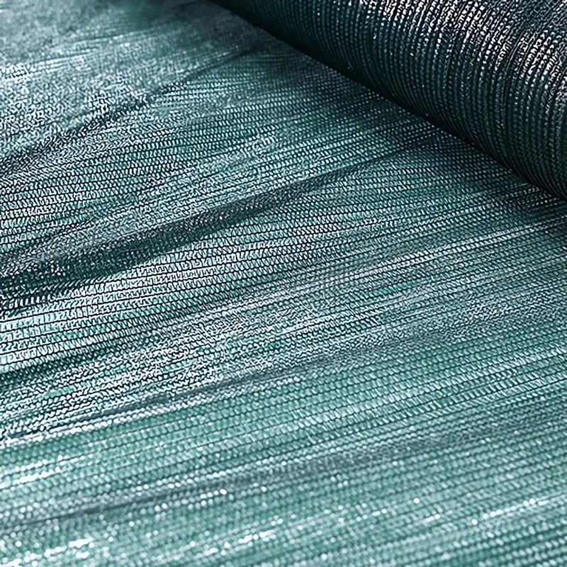 202550%遮光率 ダークグリーン HDPE サンシェードメッシュ生地ロール ガーデン プライバシースクリーン & サンシェードネット用
