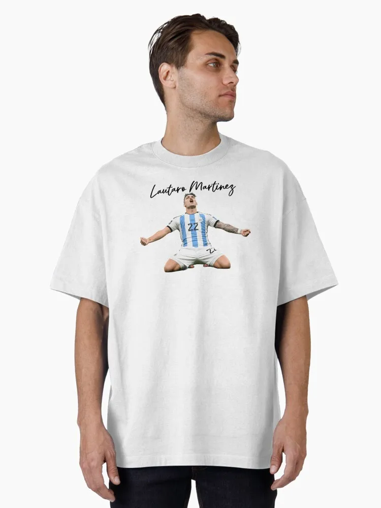Classic Sport Graphic Cotton Tshirt Inspired By Lautaro Martinez for Men Women Soccer Fan Gift