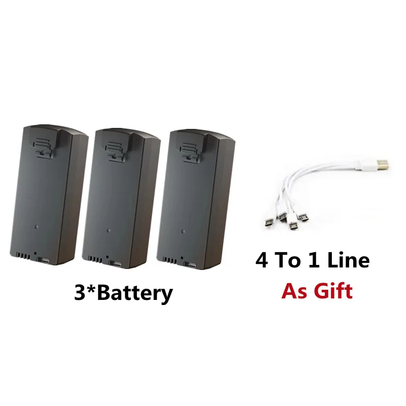 

X26 X333 GPS Intelligent obstace Avoidance HD Dual Camera RC Drone Spare Parts 7.4V 2500MAH Battery/4To1 Line/Propeller/USB Line