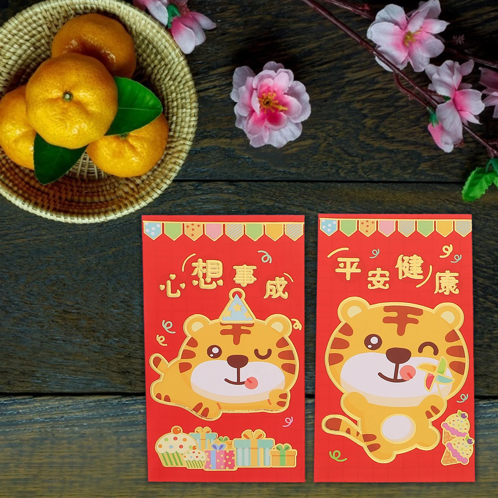 

36pcs Chinese New Year Red Envelopes Red Packets For Wedding Birthday Festival Gift Money Envelope Pattern