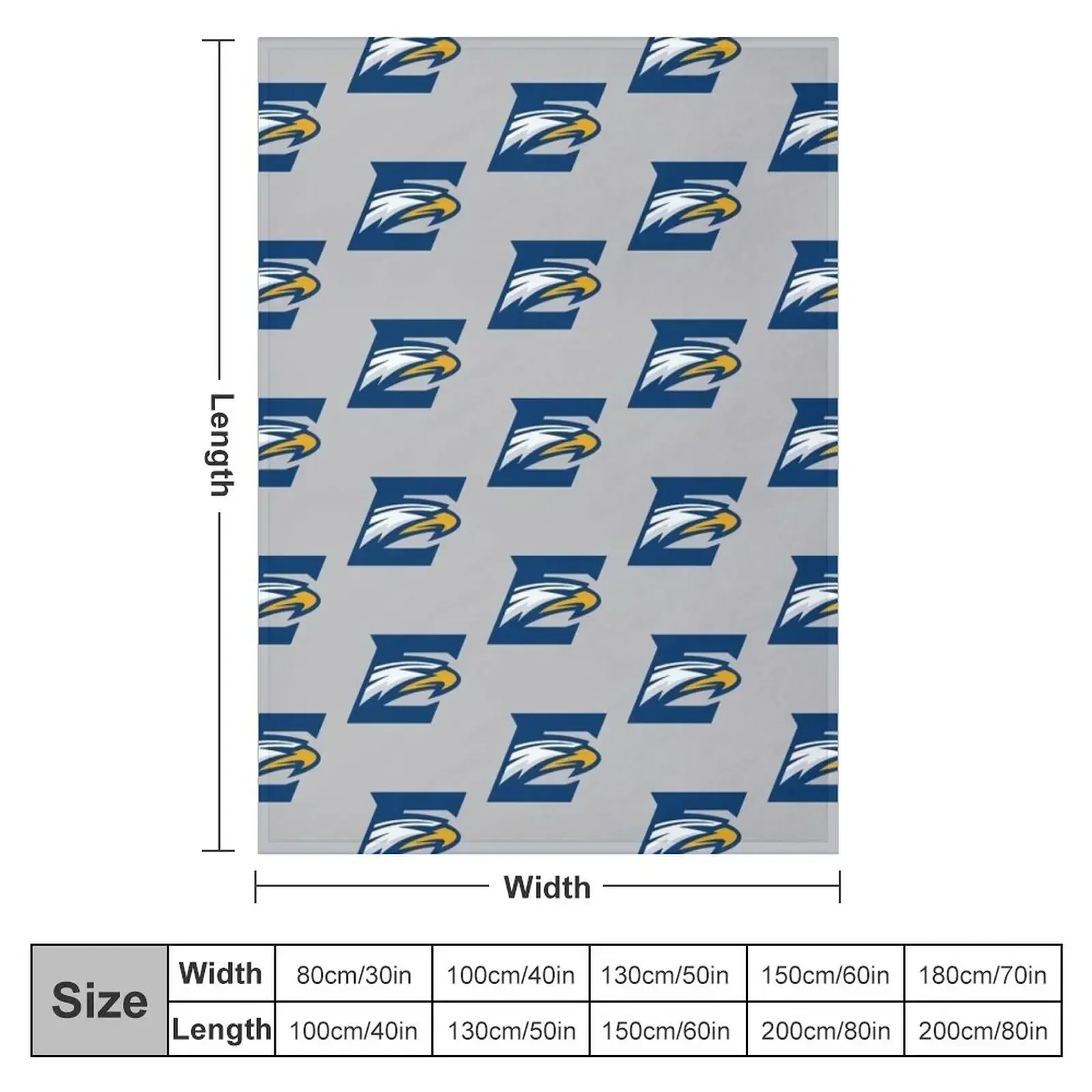 Emory Eagles Throw Blanket For Sofa Thin Sofa Camping Kid'S Soft Beds Warm Blankets 2