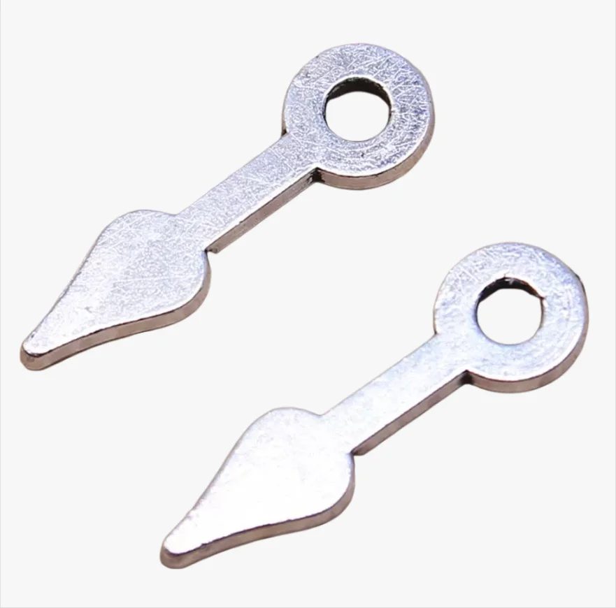 

50pcs 16*5mm Tibetan silver color pointer design pendants for jewelry findings Zinc alloy metal HW2906