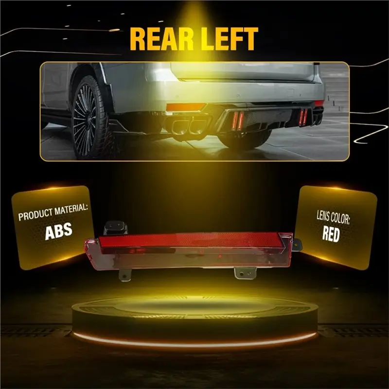 Rear Bumper Reflector Lamp For Cadillac Escalade 2015-2020 Car Accessories-boom