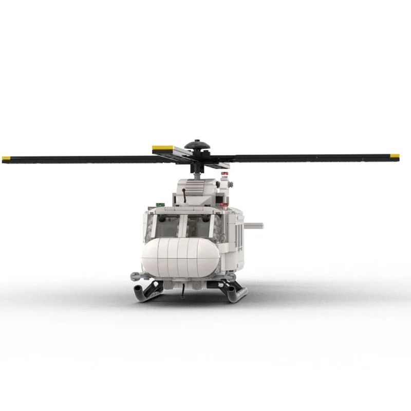 MOC-274748 Building Blocks Multi-Purpose Helicopter Model with 791 Pieces, Fun Birthday Toy, Christmas and New Year Gift Display