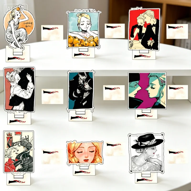 Comics Veil 15cm Characters Emma Aleksander Tabletop Decorations Acrylic Stand Model Keychain Decorations Accessories