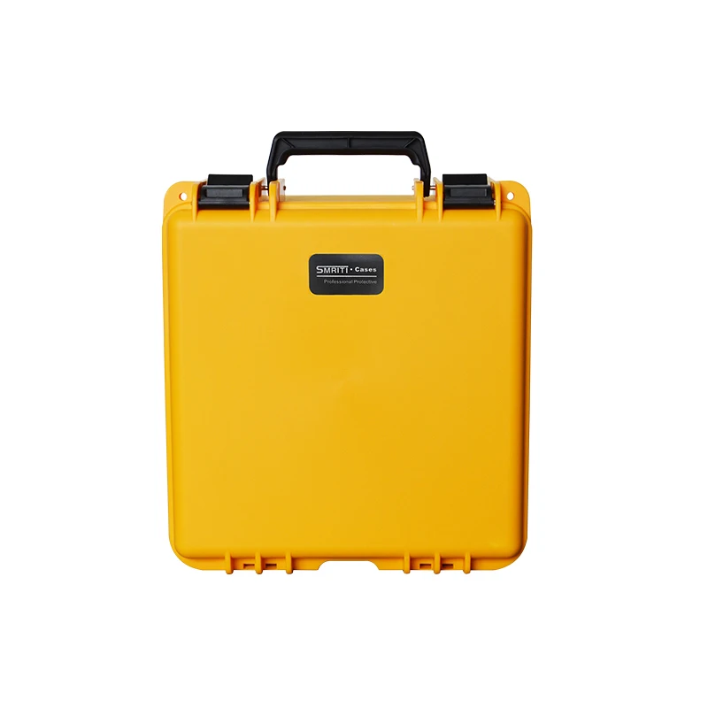 ABS Plastic Safety Toolbox Portable Tool Box Equipment Instrument Case Impact Resistant Tool Case With Pre-Cut Foam