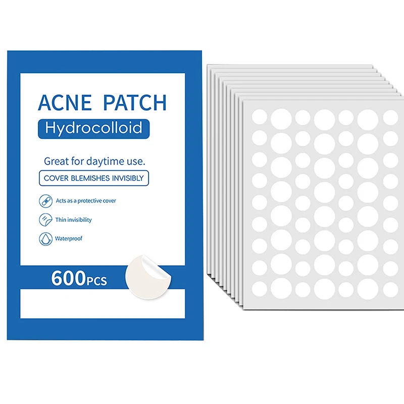 600pcs Pimple Patch Acne Invisible Acne Removal Skin Care Stickers Concealer Face Spot Beauty Makeup Tools
