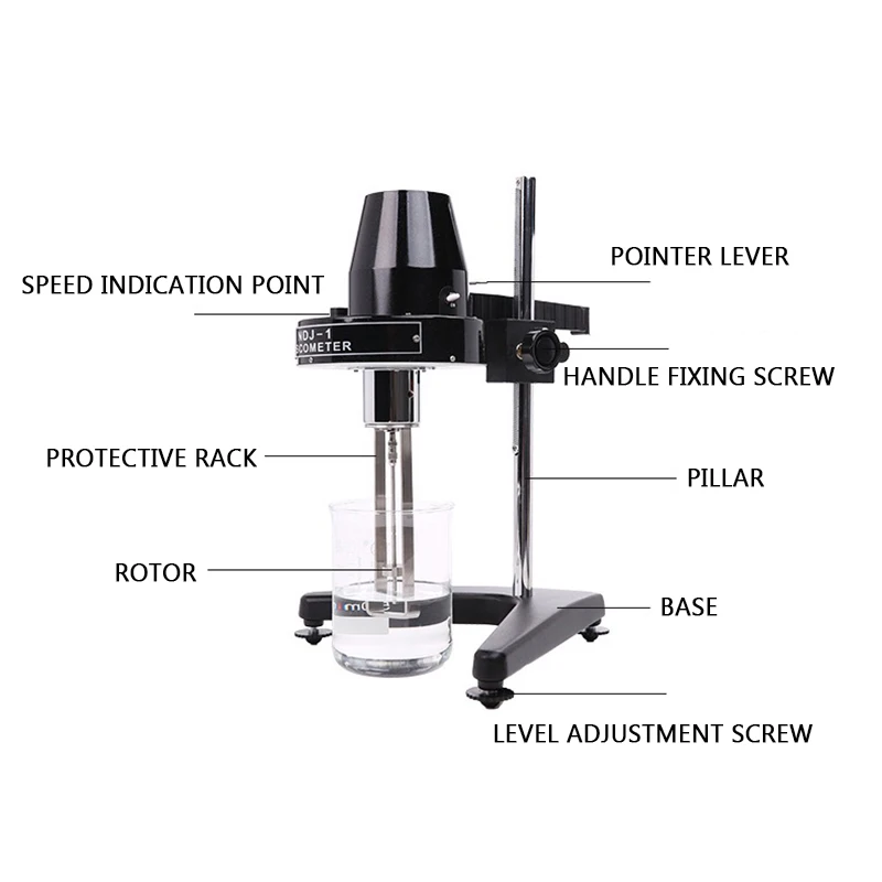 High-precision viscometer viscometer viscosity test portable NDJ-1 handheld viscometer tester