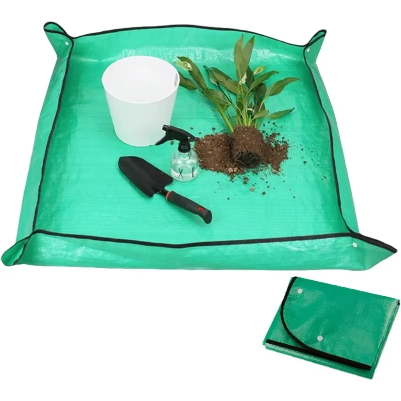 1pcs Planting Mat Gardening Potted Mat Garden Changing Mat Foldable Reusable Waterproof Transplanting Plant Mats for Pots