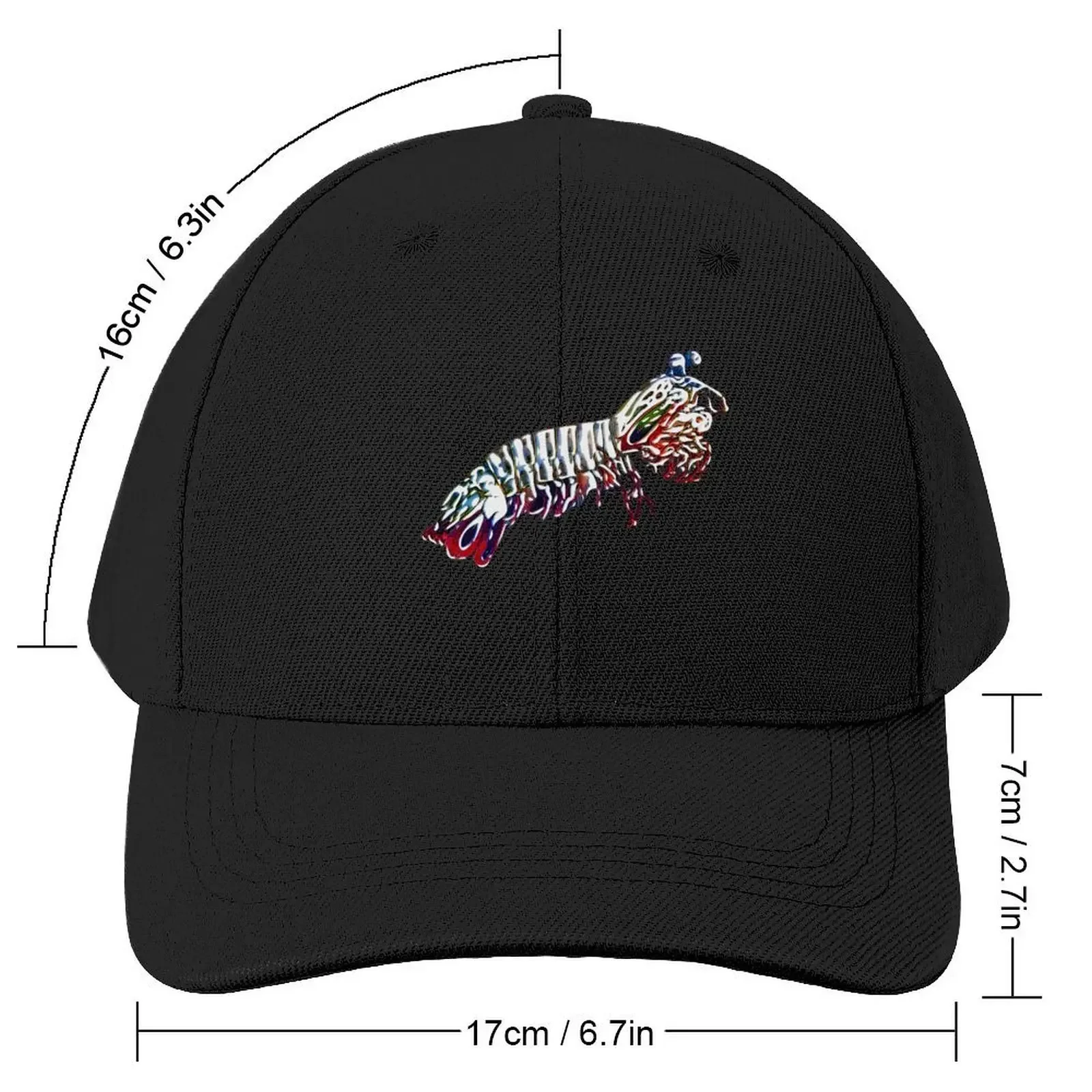 Mantis Shrimp White Alternate DesignCap Baseball Cap Bobble Hat Anime Hat Christmas Hat Hats For Men Women's