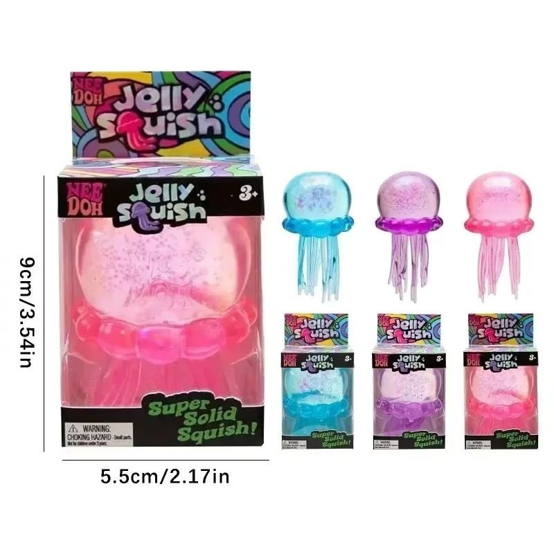 Schylling Nee Doh Nice Cube Nice-Sicle Sensory Toy, Stress Relief Squishy Squeeze Cube, Calming Fidget for ADHD & Focus