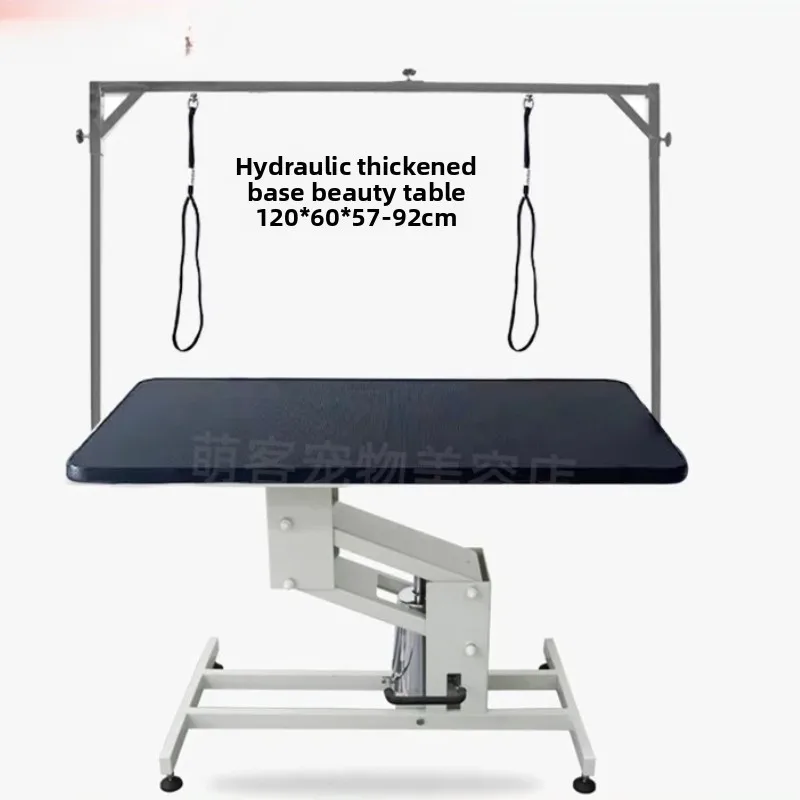 Pet Grooming Table for Small Dogs&Cats-Hydraulic Lift, 360° Rotation Anti-Slip Platform, Foldable Professional Styling Station‌
