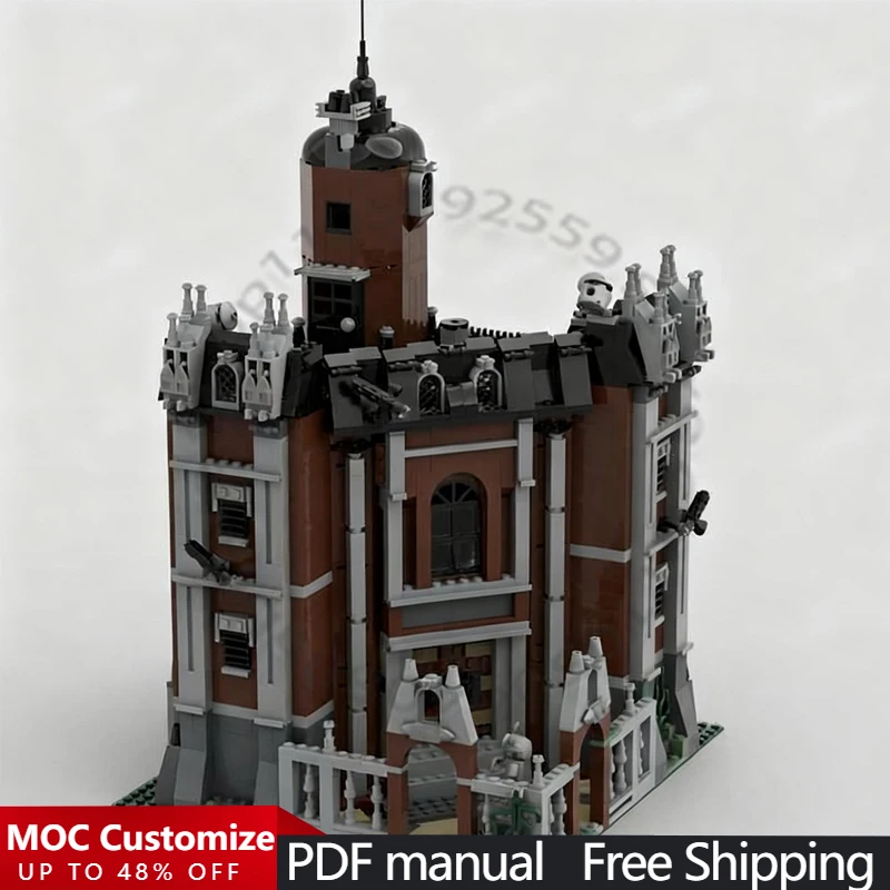 1701 PCS Building Brick Building Set MOC Customize Modular Building Block Kids Brick Simple Technology DIY Boy Assembly Toy Gift
