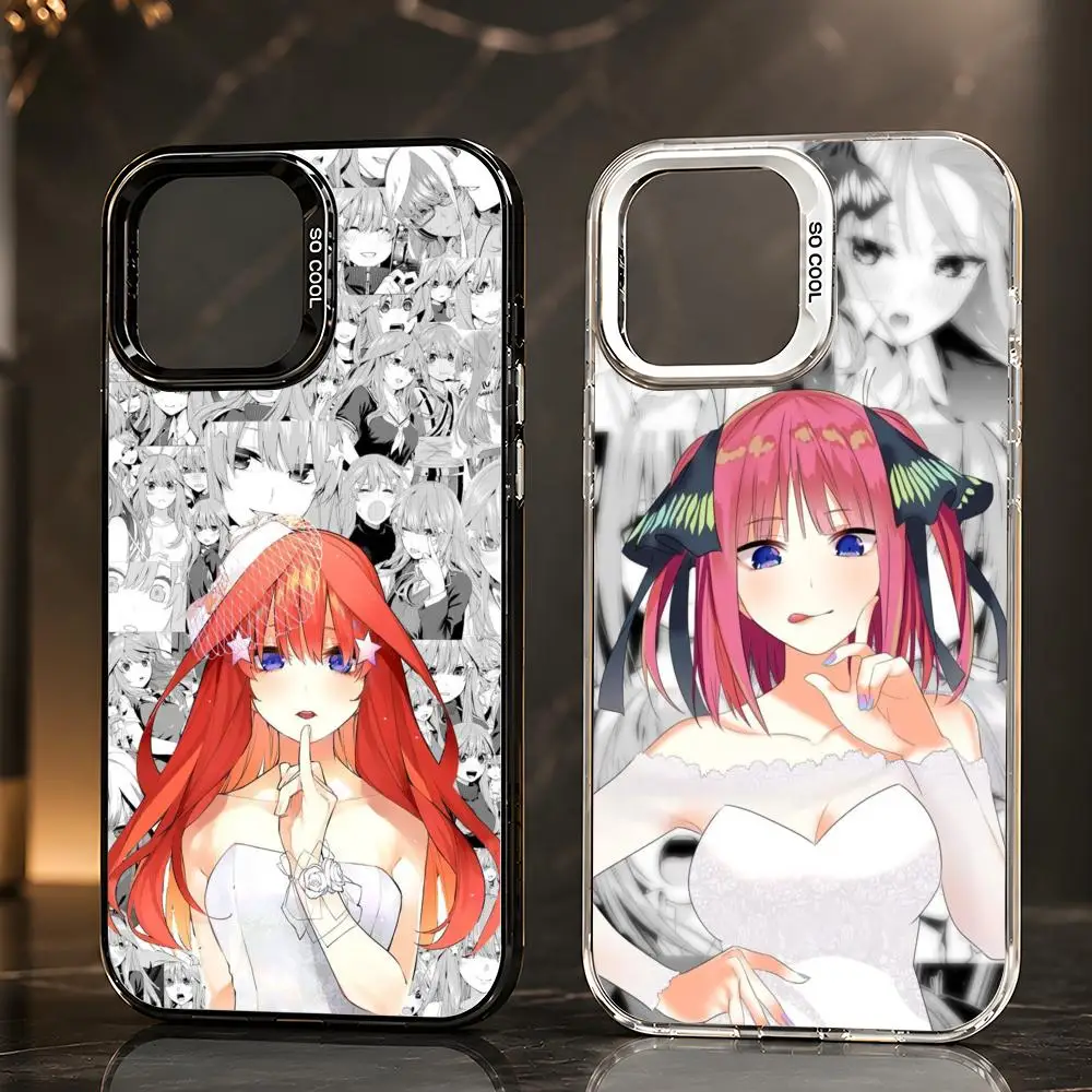 Coque de téléphone « Green Hair Girl, Slice Life » en TPU irisé, protection douce au toucher pour iPhone 11 12 13 14 15 16 17 Pro Max