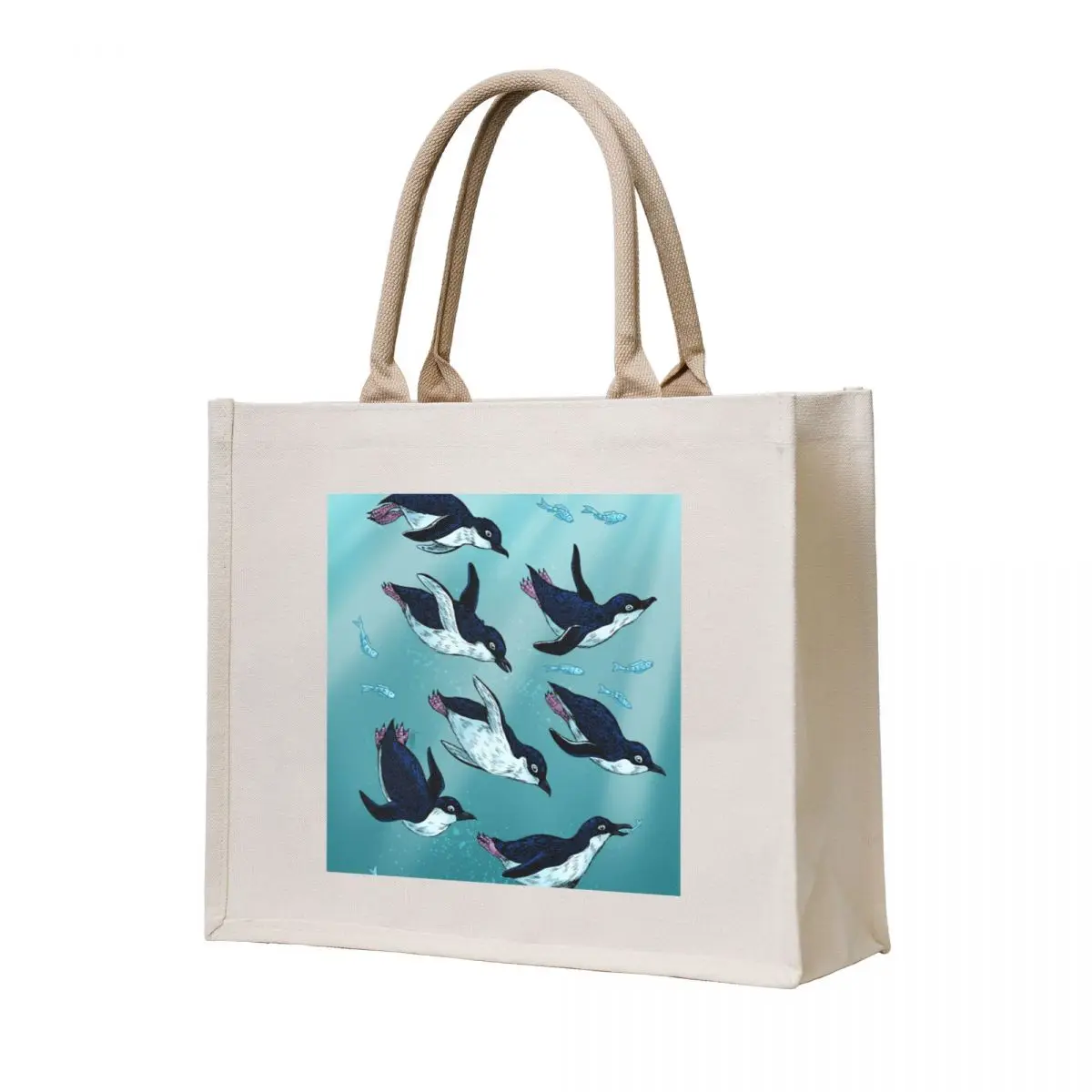 

Little Fairy Penguins Tote Bag Canvas stote bag reusable grocery bags Cloth bag