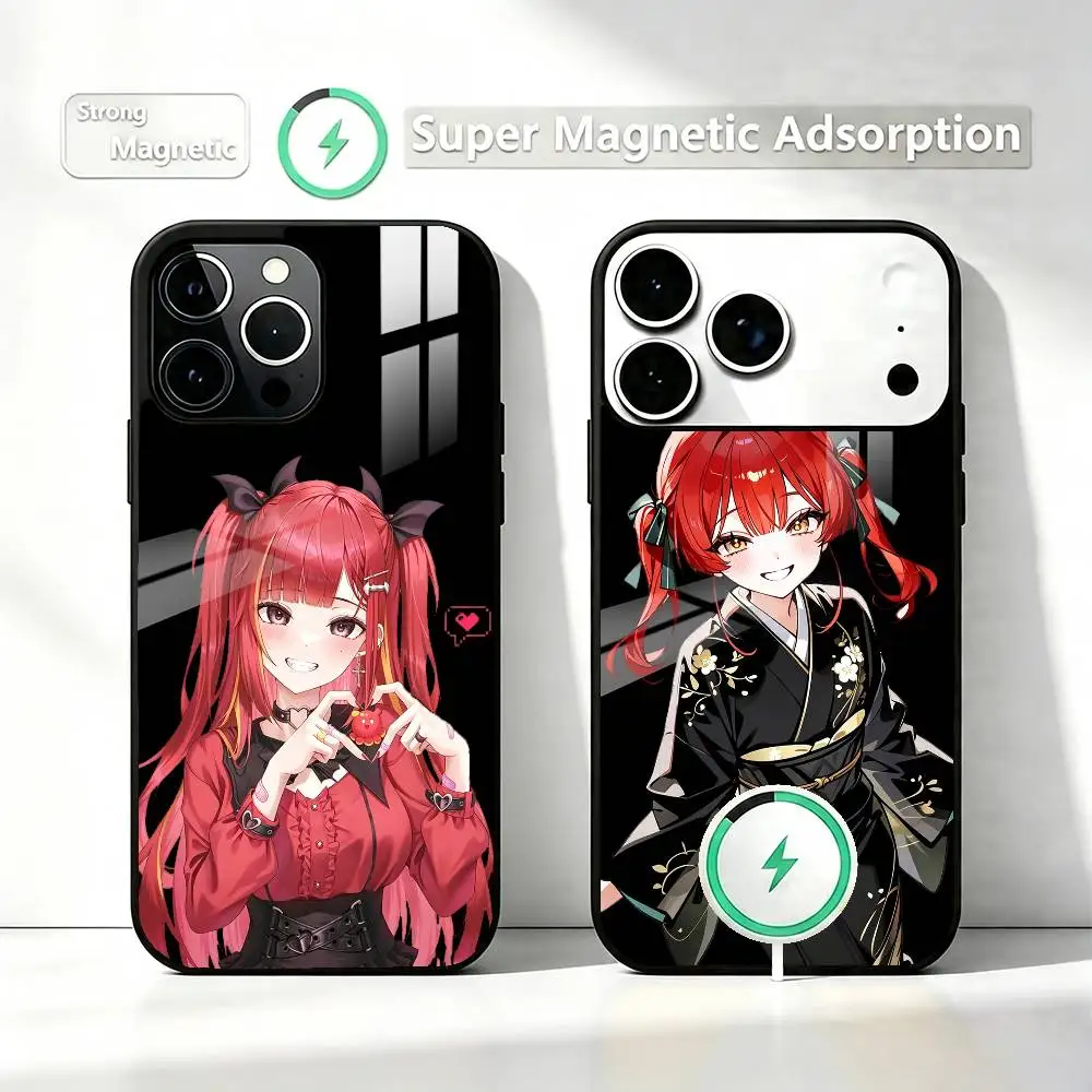 A-Akane Lize Singer Phone Case For iPhone17,16,15,14,13,12,11 Plus,Pro Compatible with magnetic wireless charging