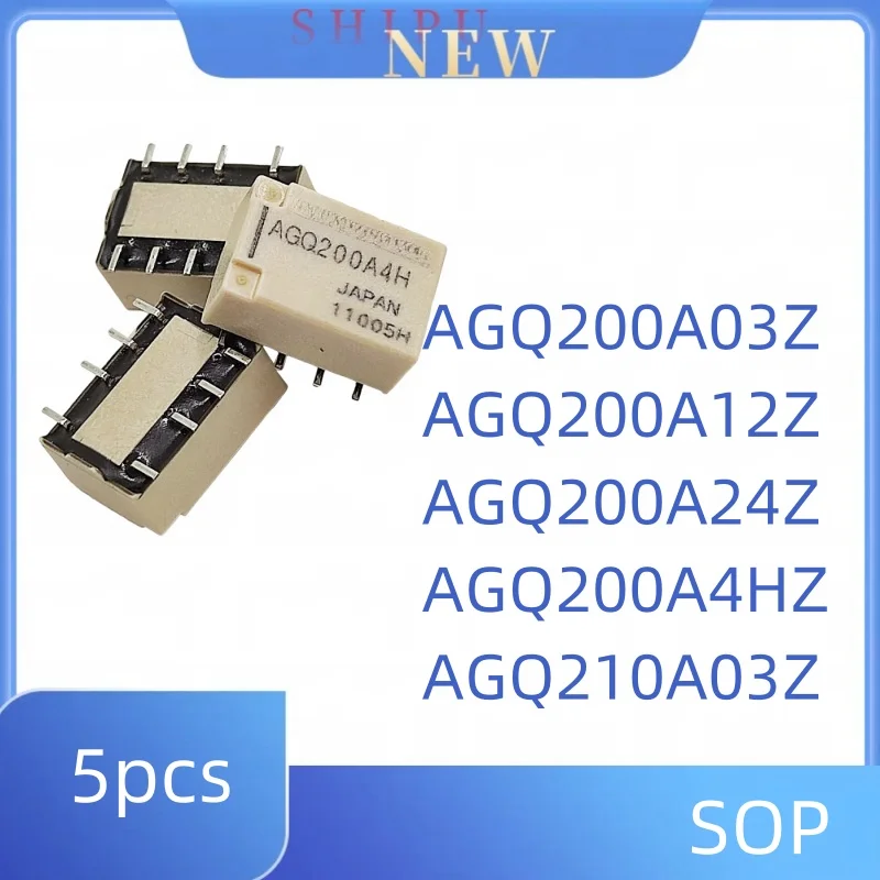 

5pcs AGQ200A03Z AGQ200A12Z AGQ200A24Z AGQ200A4HZ AGQ210A03Z relay SOP