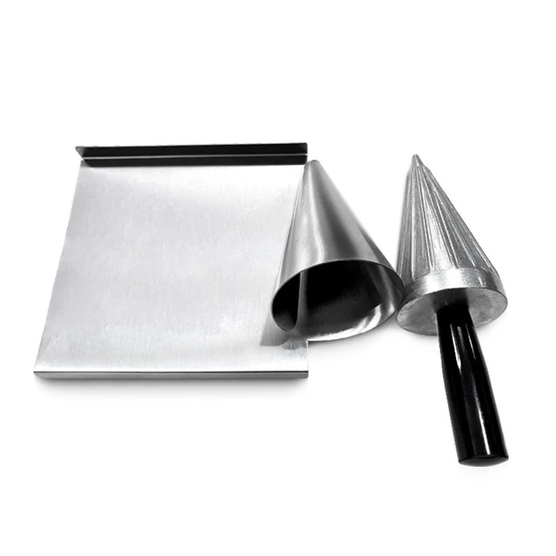 ZZ4550 Stainless Steel Ice Cream Cone Making Tool Commercial Handmade