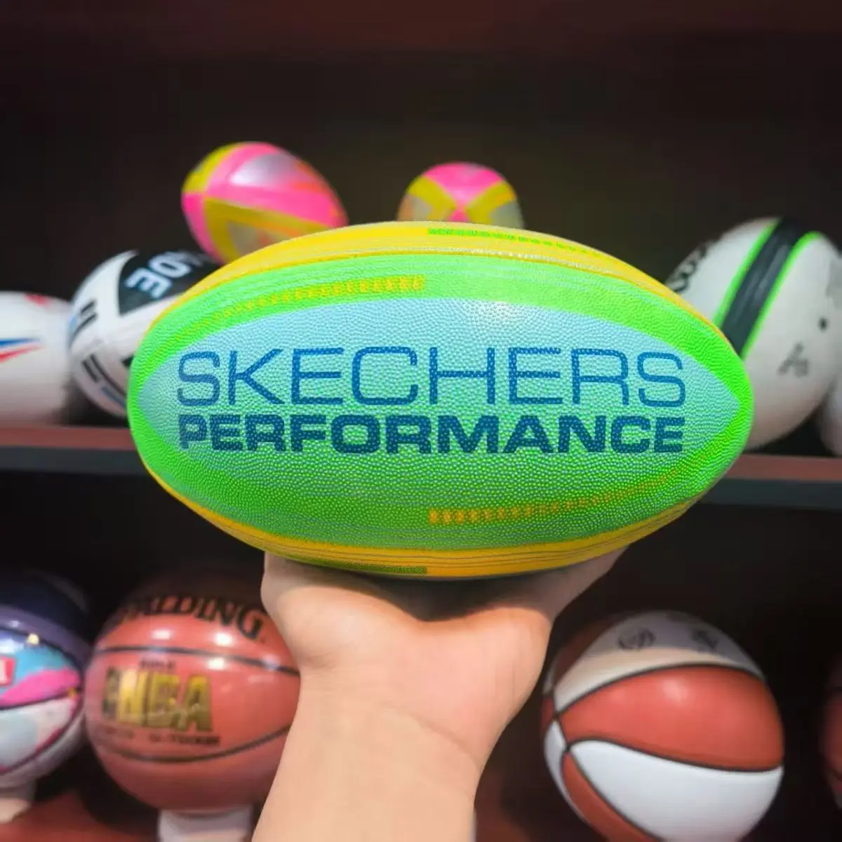 Rugby training ball additional view