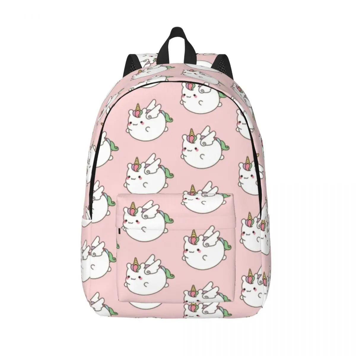 Cute Unicorn Flying Cute Animals Backpack Middle High College School Student Pastel Cute Bookbag Teens Daypack Durable