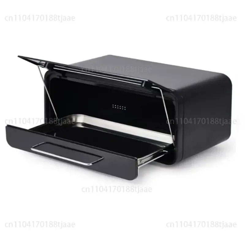 Push-pull bread box Household iron storage box Kitchen pastry storage Metal sealing box Insect-proof and moisture-proof