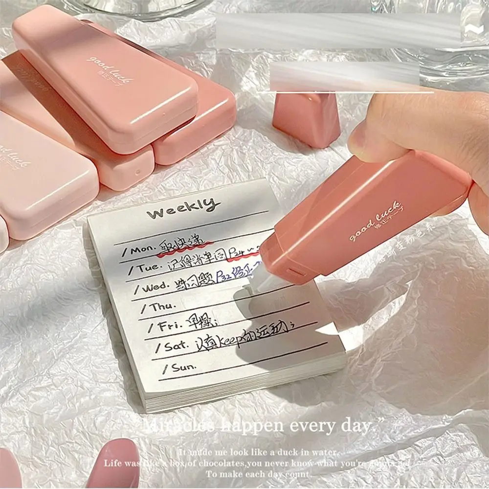 Gradiente White Out Fita Correção, Student Prêmio Papelaria, Material Escolar, 6 Pcs