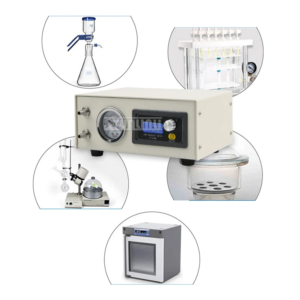 Industrial Lab Vacuum Pump Flow Adjustable Dc Brushless Air Pump with Pressure Gauge  24V 1A 10L/MIN 2025 NEW
