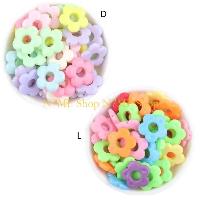 n7mf-50pcs-Акриловая-цветочная-рама-рама-бусина-подвески-пропранные-бусинки-для-браслетных-украшений