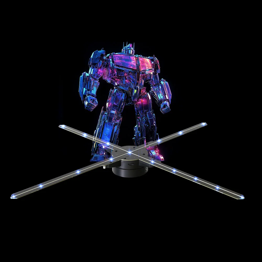 

Plug-and-Play 3D Hologram Projector Fan With LED Display And Projection Technology For Dynamic Advertising Campaigns